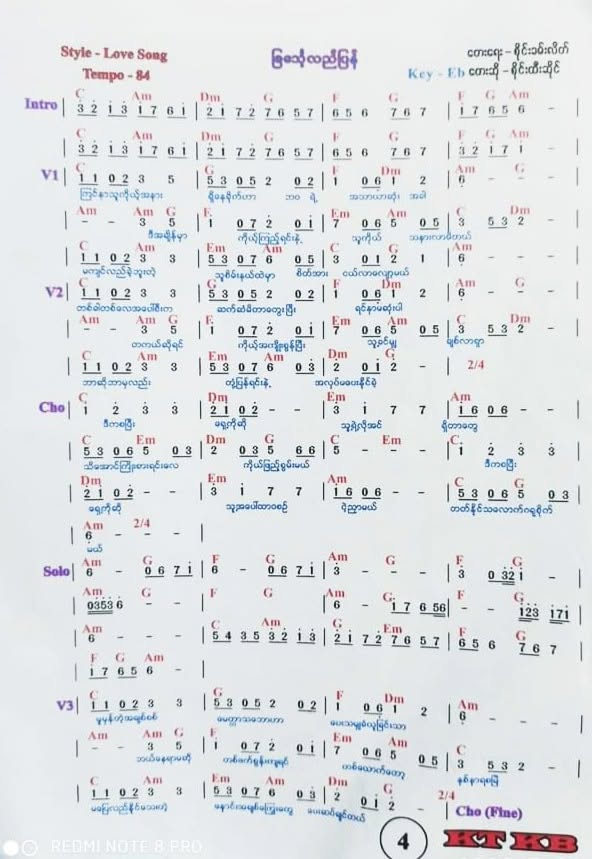 Sheet music page 2