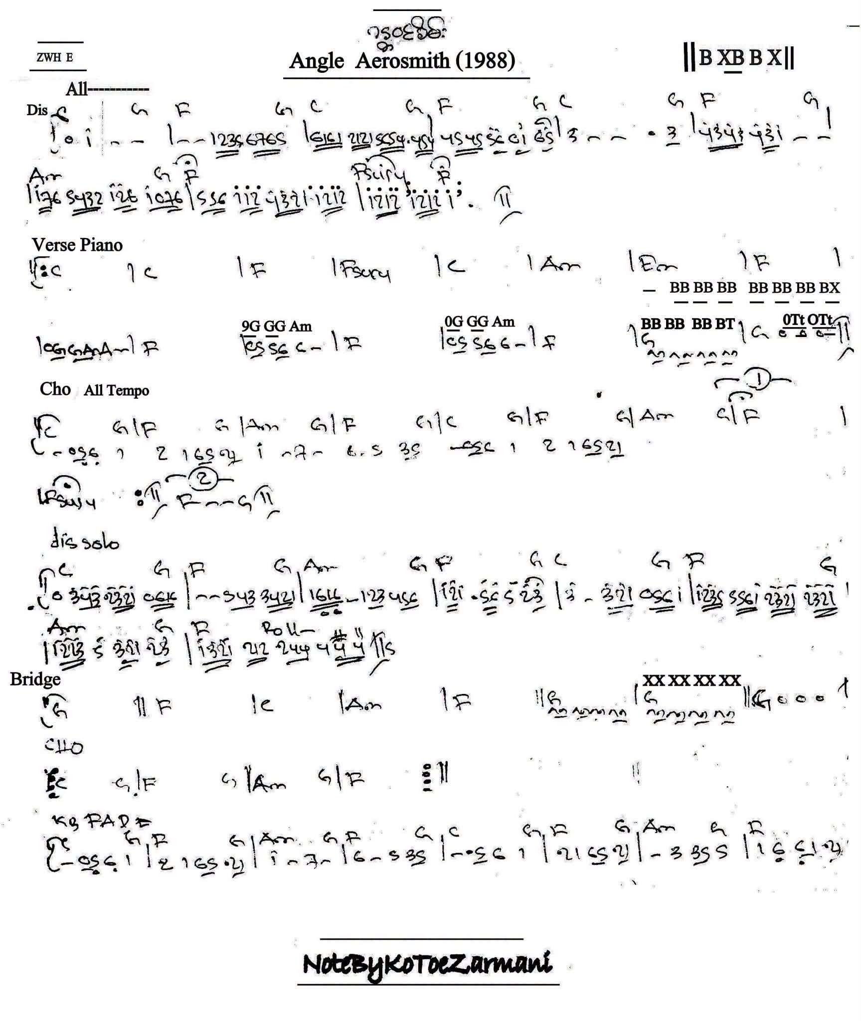 Sheet music page 1